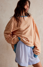 Mana | Stylischer gestreifter Oversize-Pullover für einen lässigen Look
