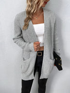 Nancy | Lässiger Strick-Cardigan mit praktischen Taschen