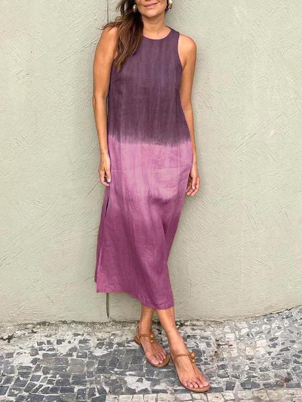 LINA | Elegant klänning med stilfullt böljande mönster