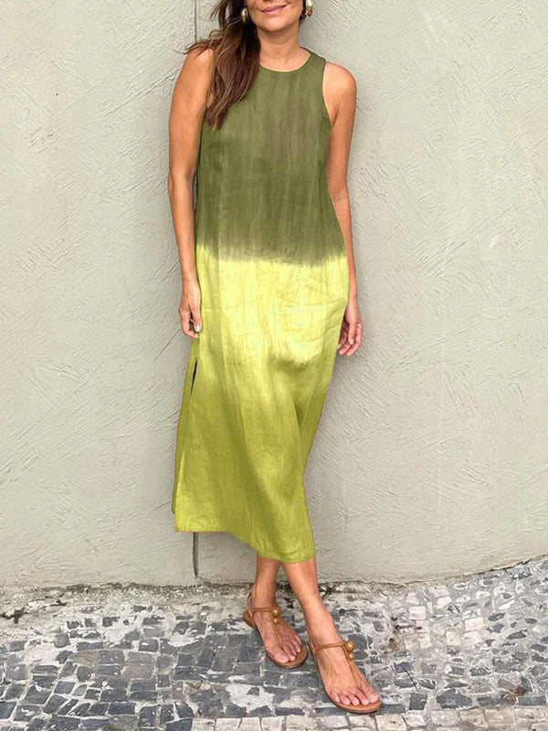 LINA | Elegant klänning med stilfullt böljande mönster