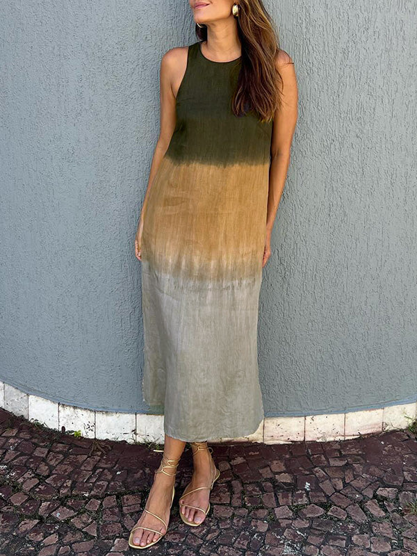 LINA | Elegant klänning med stilfullt böljande mönster