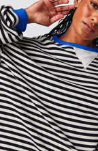 Mana | Stylischer gestreifter Oversize-Pullover für einen lässigen Look