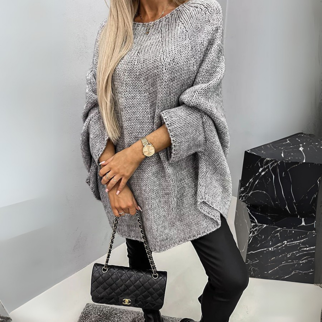 Isabelle | Eleganter Damenpullover mit klassischem Rundhalsausschnitt