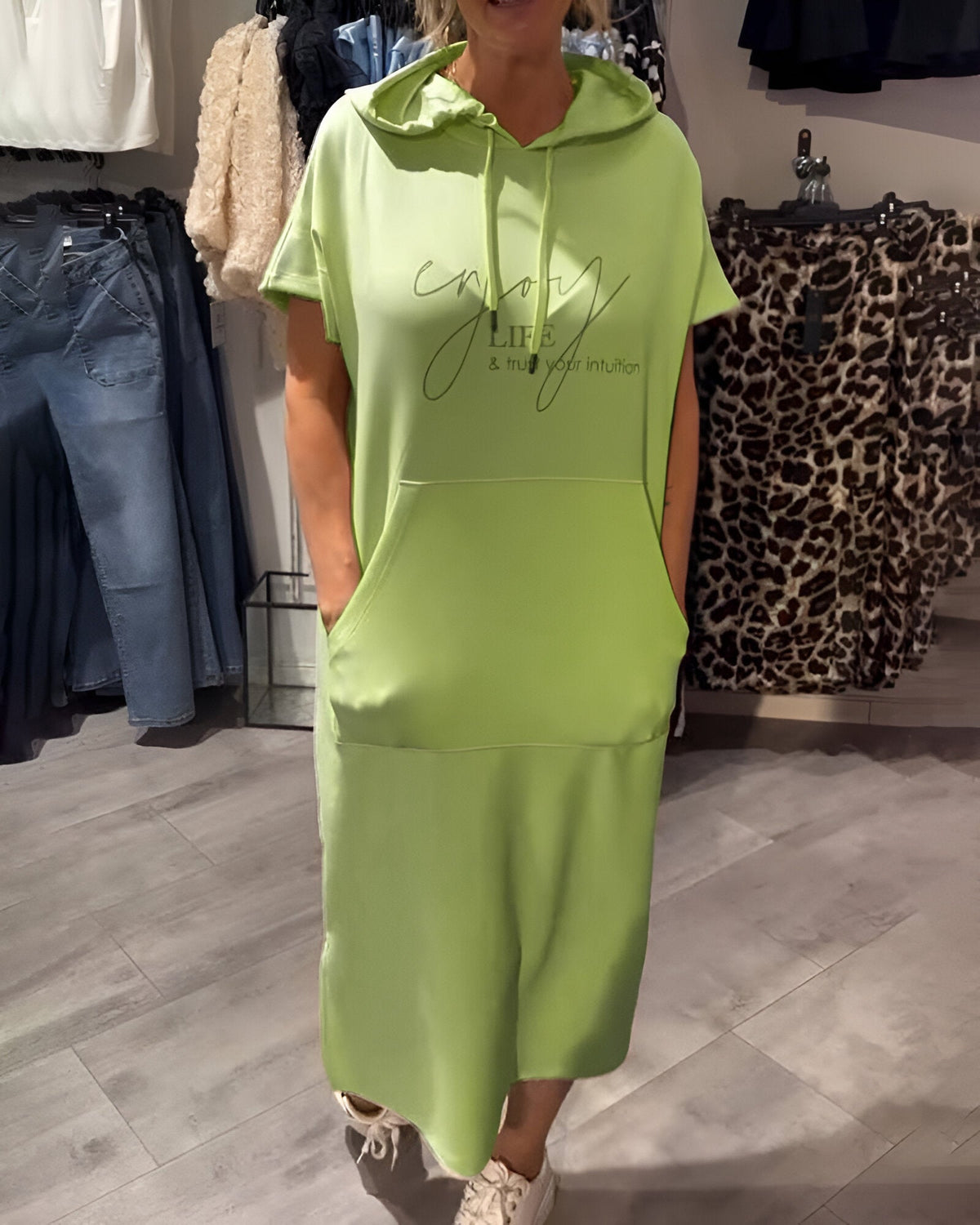 MAREN | Bekväm hoodieklänning för stilfulla vardagslooks