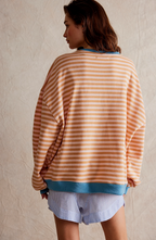Mana | Stylischer gestreifter Oversize-Pullover für einen lässigen Look