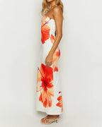 Carmine | Elegant bandeau-sommarklänning