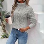 Amelia | Eleganter Rollkragenpullover aus hochwertigem Strick