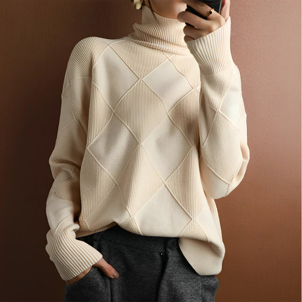 Marcelle | Kuscheliger Chunky-Rollkragenpullover