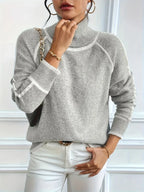 Elle | Kuscheliger Damen-Turtleneck-Pullover – Stilvoll und wärmend