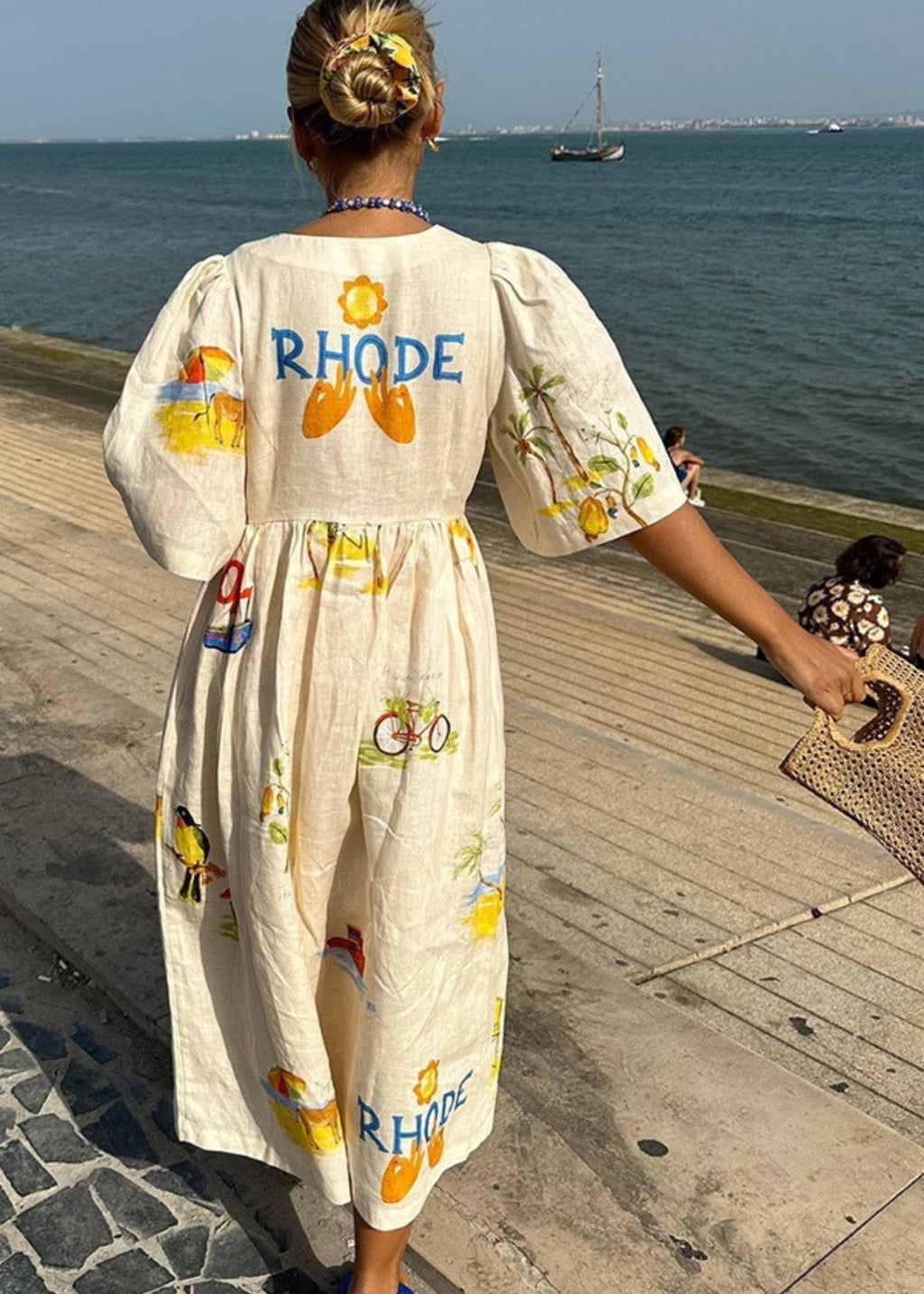 Ilona | Elegant medelhavsinspirerad sommarklänning