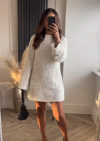 Theresa | Elegant miniklänning med rosettstruktur