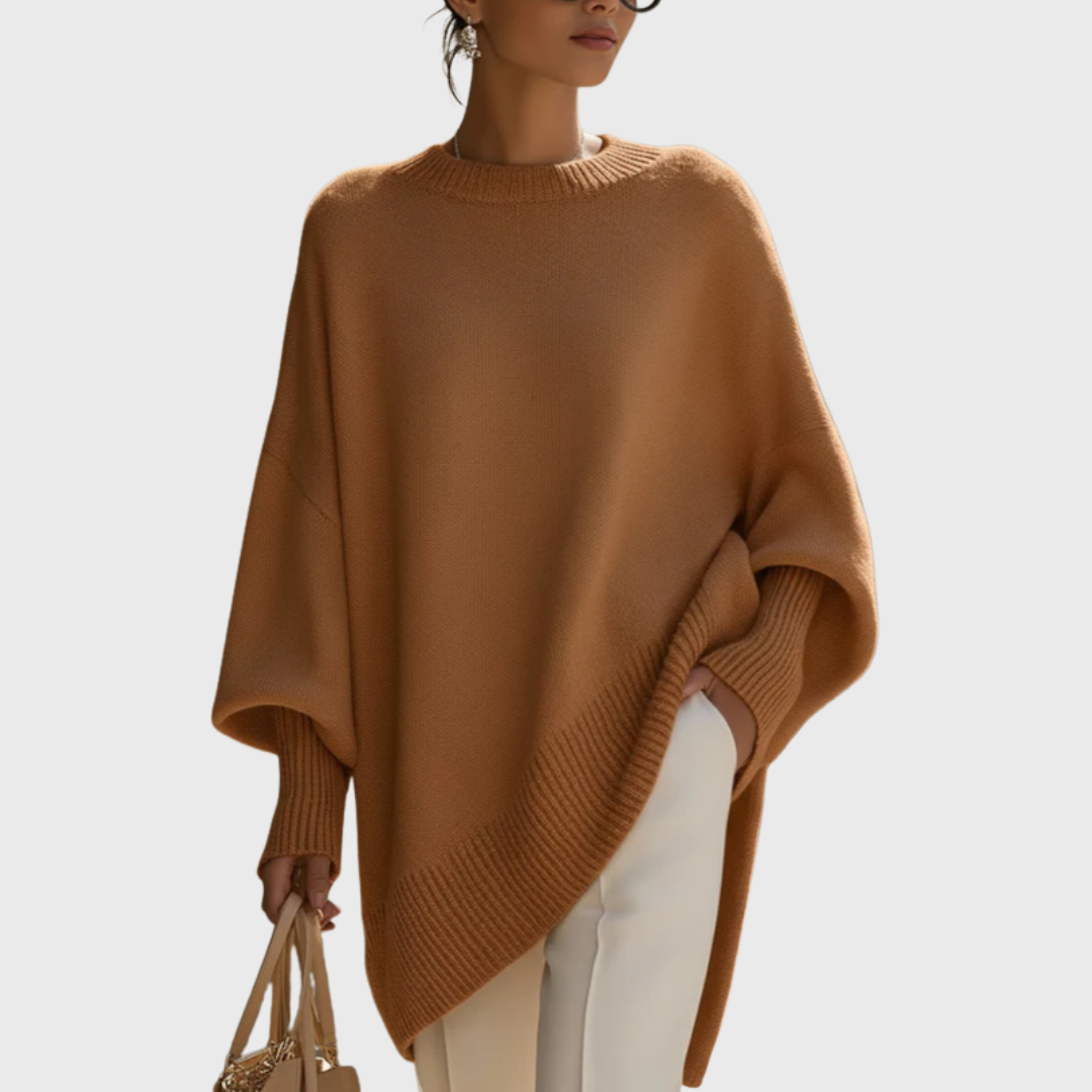 Livia | Oversize-Poncho-Pullover in stilvollem Design