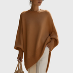 Livia | Kuscheliger Oversize-Poncho-Pullover