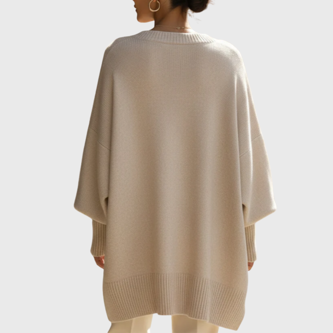 Livia | Oversize-Poncho-Pullover in stilvollem Design