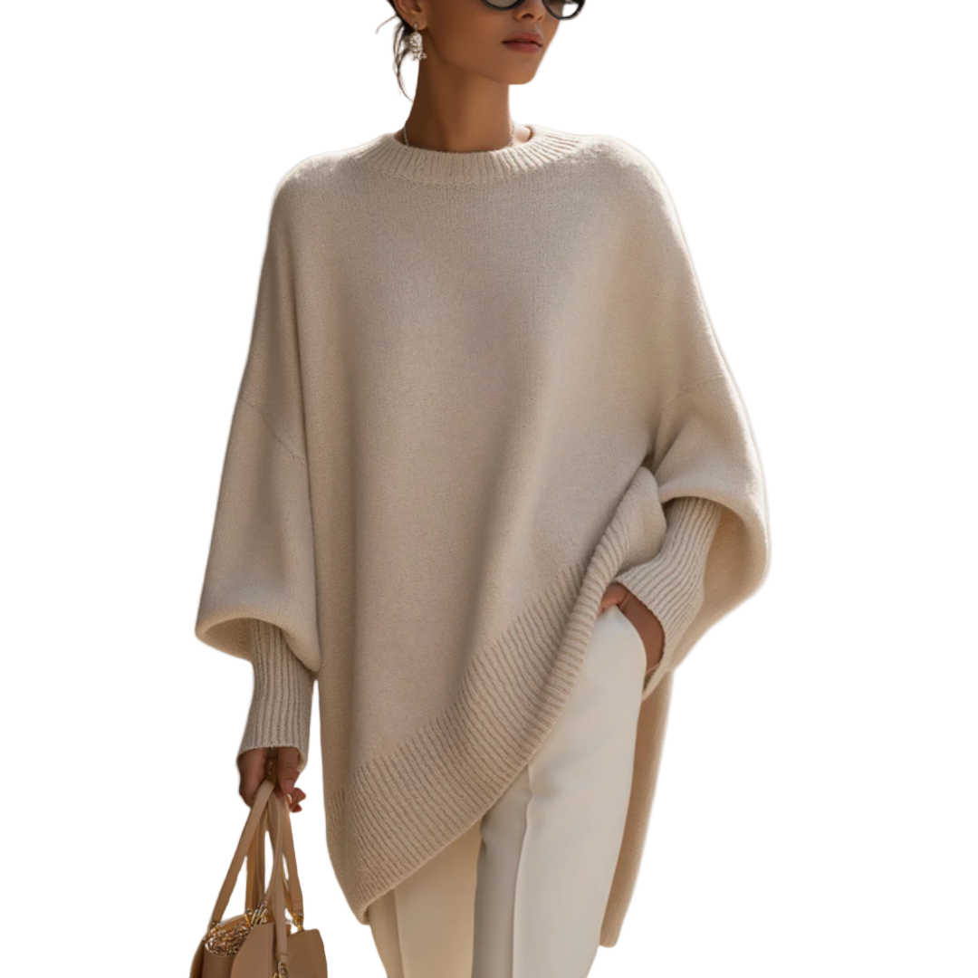 Livia | Oversize-Poncho-Pullover in stilvollem Design
