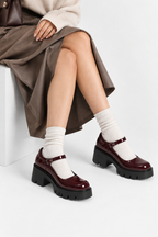MILA | ELEGANTA MARY JANE-SKOR MED BLOCKKLACK