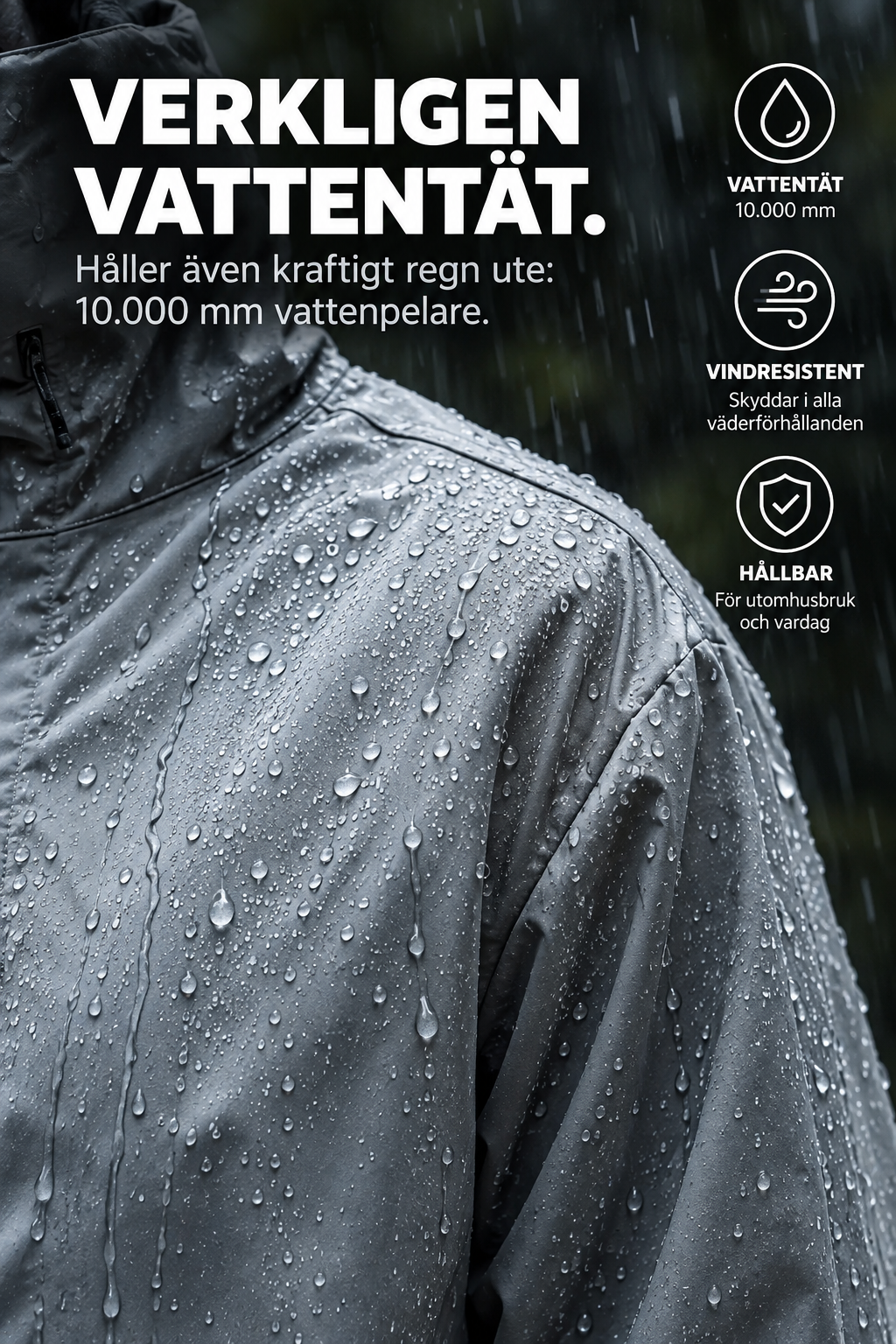 3-I-1 SMART JACKET PRO – CERTIFIERAD SKYDDSJACKA, 100 % REFLEKTERANDE MED AVTAGBAR FLEECEJACKA