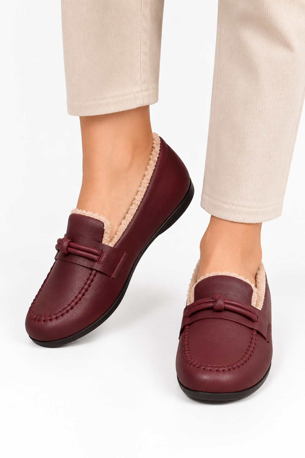 ELINA | VARMFODRADE DAMLOAFERS FÖR VINTERN