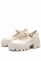 MILA | ELEGANTA MARY JANE-SKOR MED BLOCKKLACK