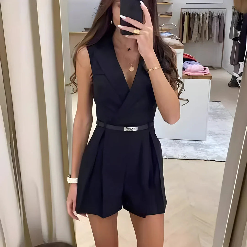 FRANCESCA | Elegant ärmlös jumpsuit