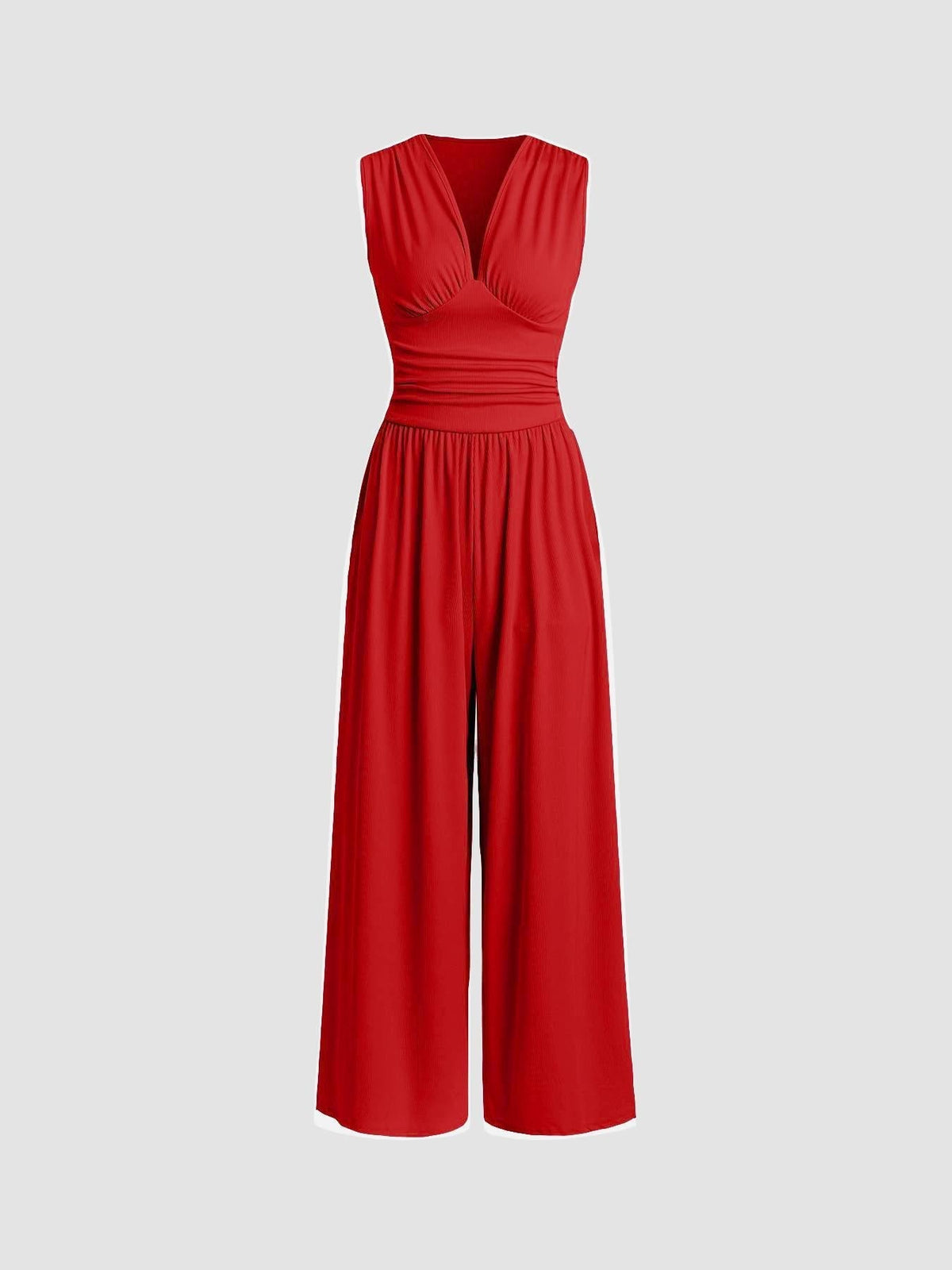 LIA | Elegant ärmlös jumpsuit med vida ben