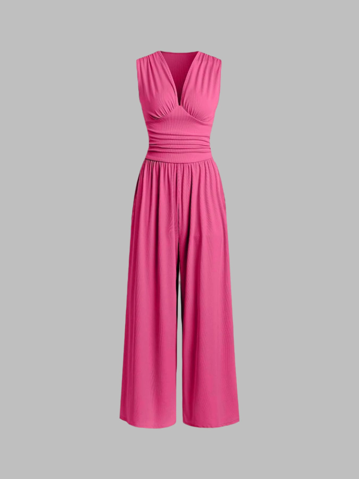 LIA | Elegant ärmlös jumpsuit med vida ben