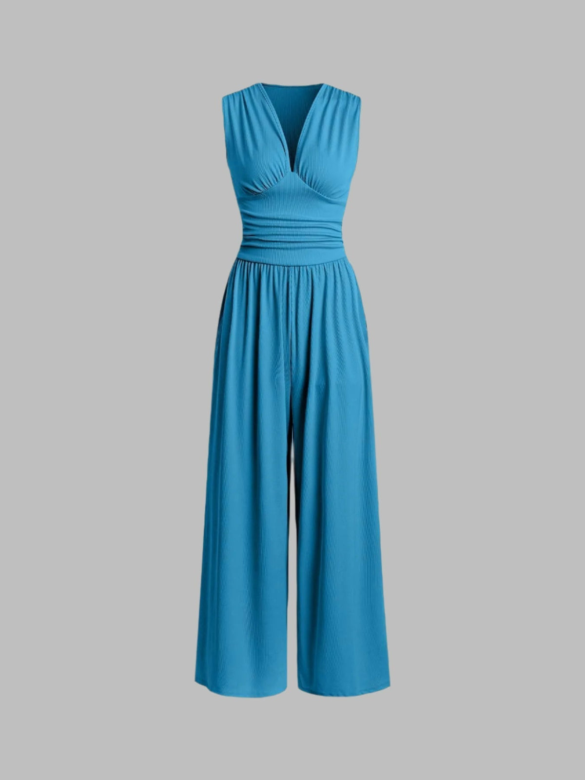 LIA | Elegant ärmlös jumpsuit med vida ben