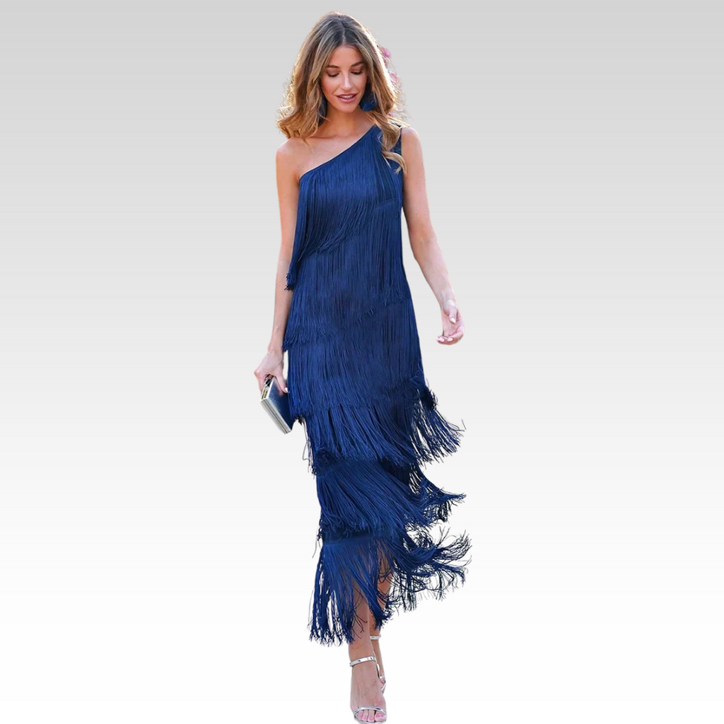 Carol | Elegant, unik one-shoulder-klänning