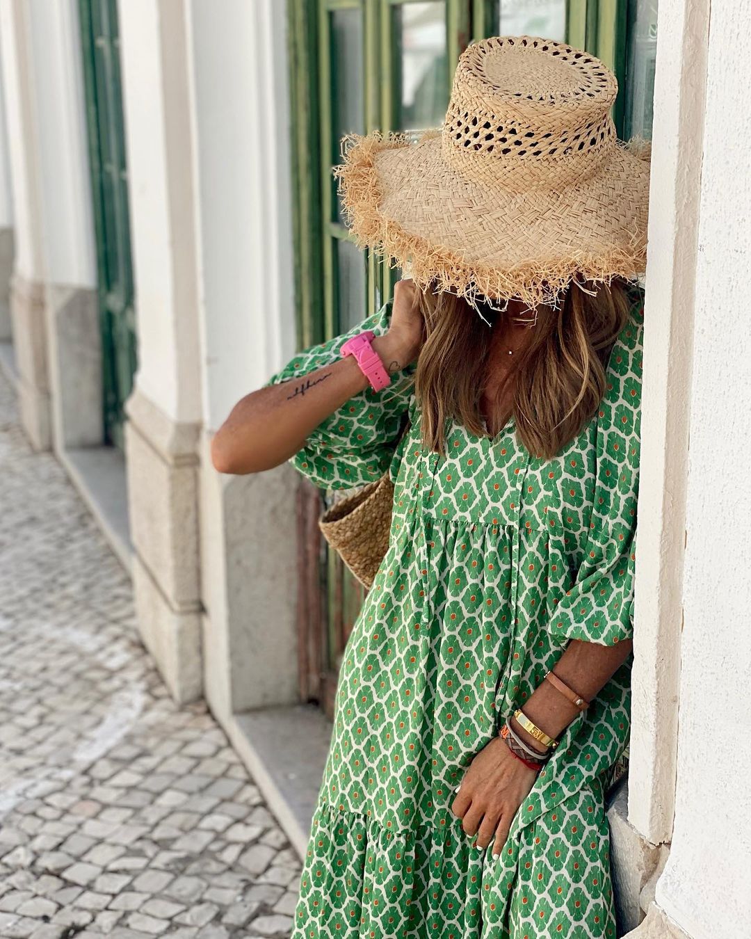 Bellona | Elegant lång boho-klänning