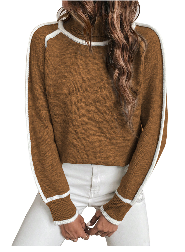 Elle | Kuscheliger Damen-Turtleneck-Pullover – Stilvoll und wärmend