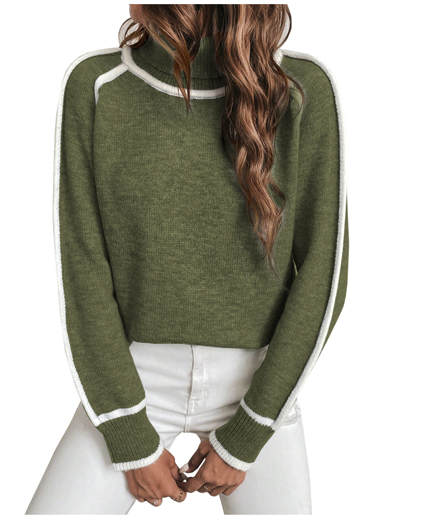 Elle | Kuscheliger Damen-Turtleneck-Pullover – Stilvoll und wärmend