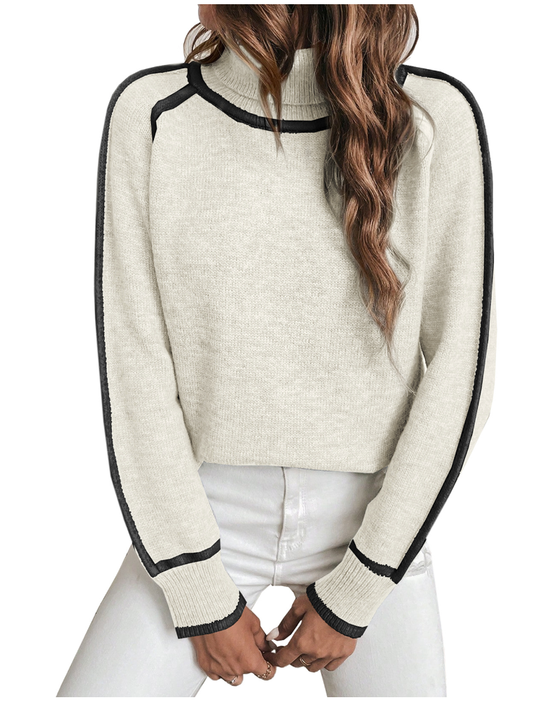 Elle | Kuscheliger Damen-Turtleneck-Pullover – Stilvoll und wärmend