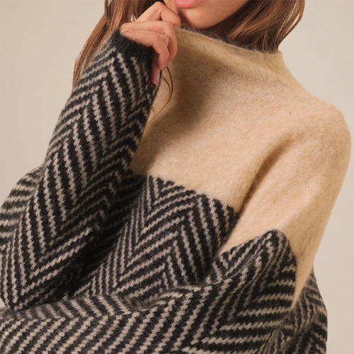ADELIE | Exklusiver Turtleneck-Pullover aus hochwertigem Strick