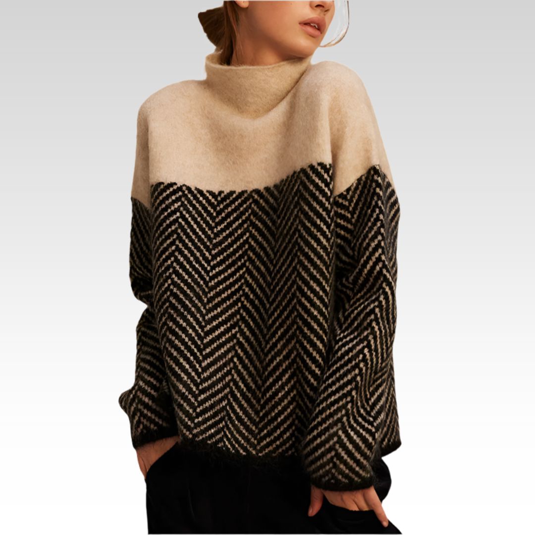 ADELIE | Exklusiver Turtleneck-Pullover aus hochwertigem Strick