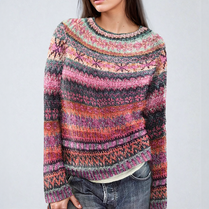 Anna | Klassischer Fair-Isle-Pullover