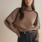 Lara | Eleganter Damenpullover mit Rollkragen