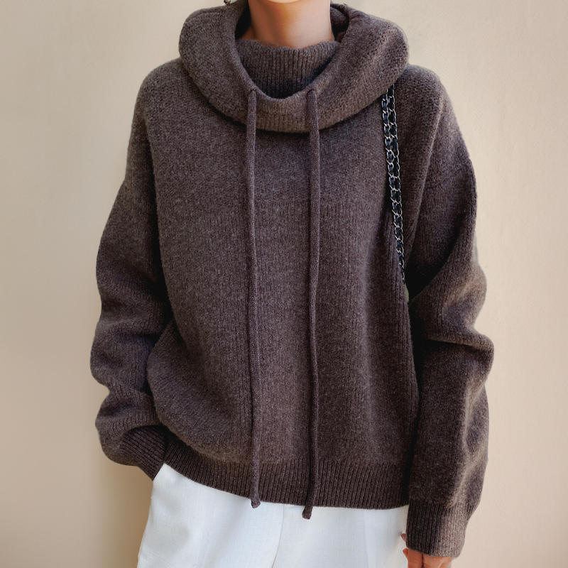 Charlotte | Edler Rollkragenpullover aus feiner Merinowolle