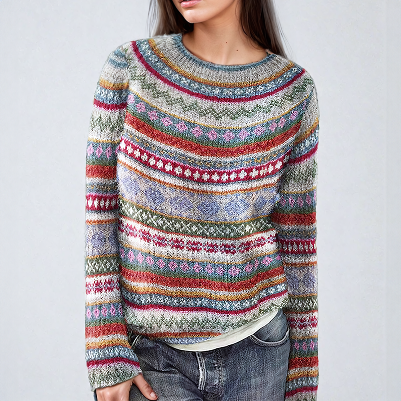 Anna | Klassischer Fair-Isle-Pullover