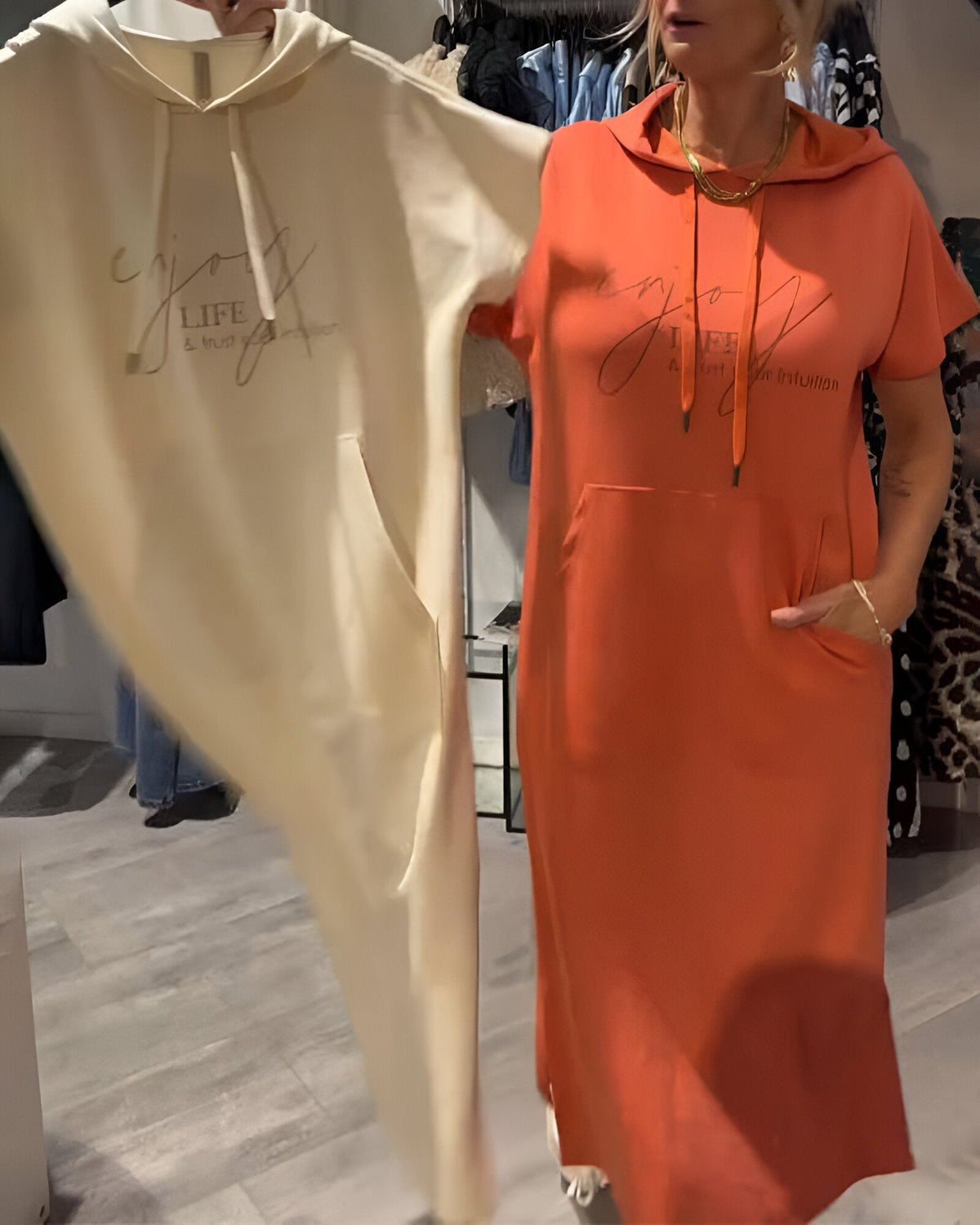MAREN | Bekväm hoodieklänning för stilfulla vardagslooks