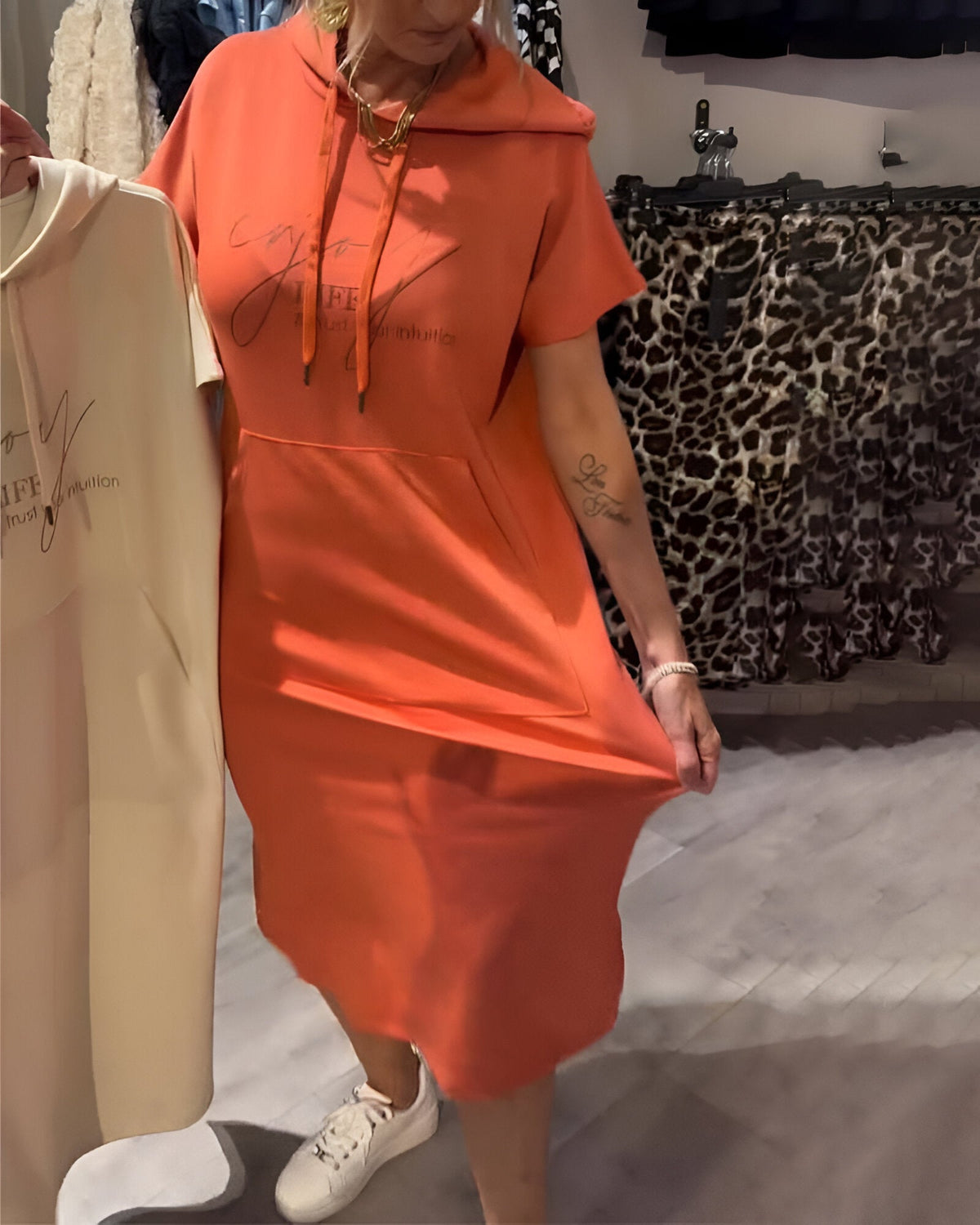 MAREN | Bekväm hoodieklänning för stilfulla vardagslooks