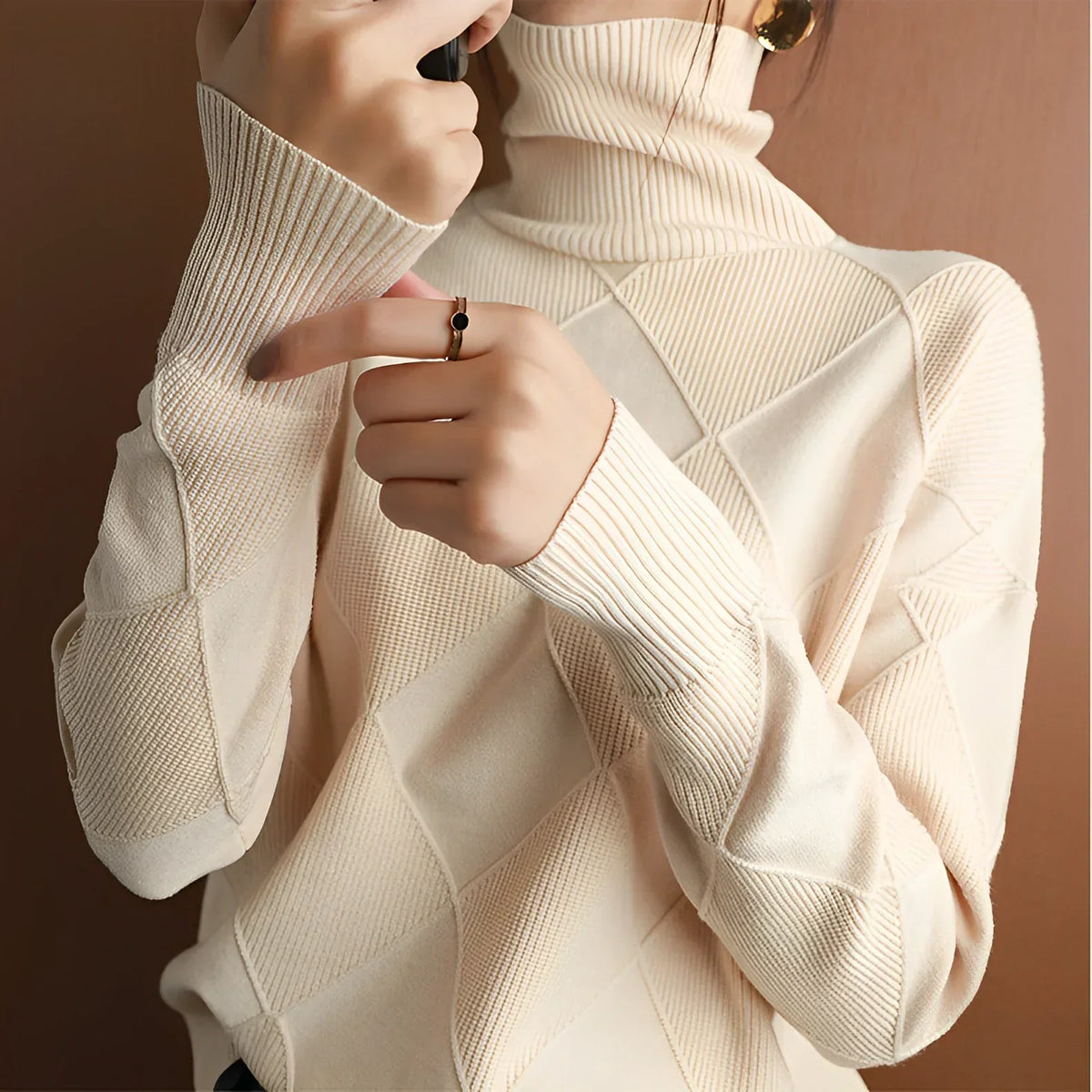Marcelle | Kuscheliger Chunky-Rollkragenpullover