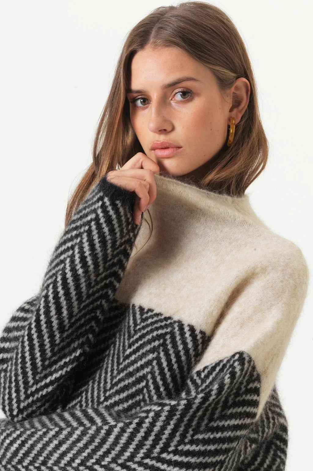 ADELIE | Exklusiver Turtleneck-Pullover aus hochwertigem Strick