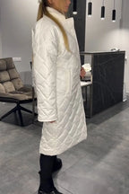 Kendall | Eleganter, figurschmeichelnder Wintermantel – Warm ohne aufzutragen, mit Leopard-Futter