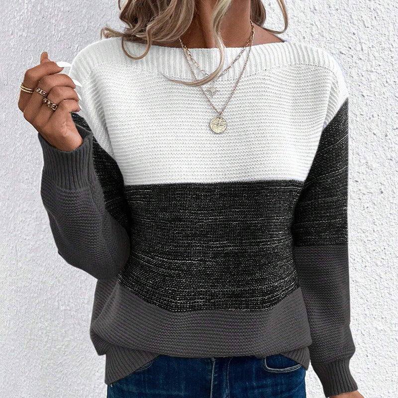 MARIETTE | Eleganter Langarm-Pullover