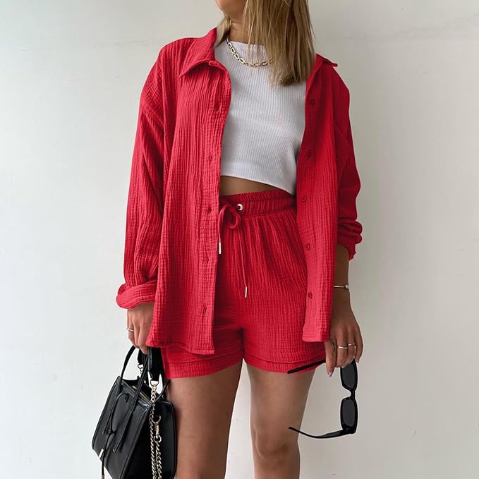 LEONIE | Bekvämt set i bomull för avslappnade vardagslooks