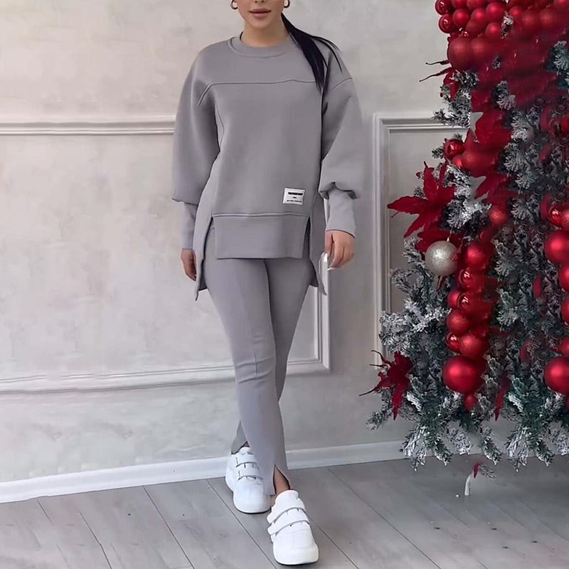 Elara | Bekvämt sweatshirt- och leggingsset för kvinnor