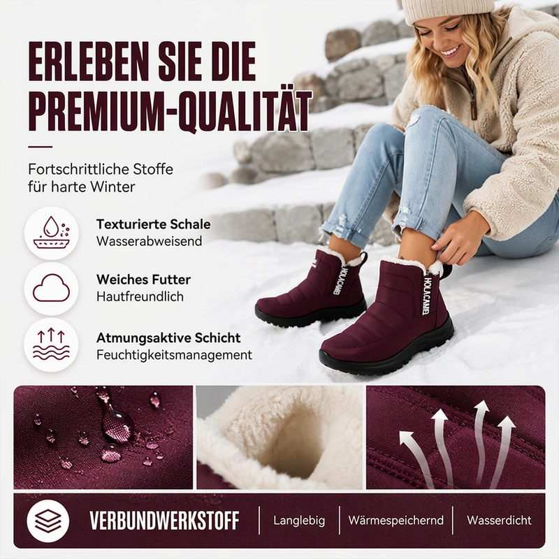 Vattentäta och halksäkra snökängor för damer